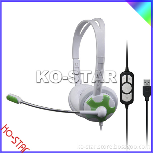 Factory Price Fashion Mutimedia Headset High quality Hi-Fi Stereo PC Headset